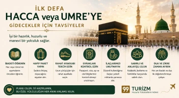 İlk Defa Hacca veya Umre’ye Gidecekler İçin Tavsiyeler blog görseli